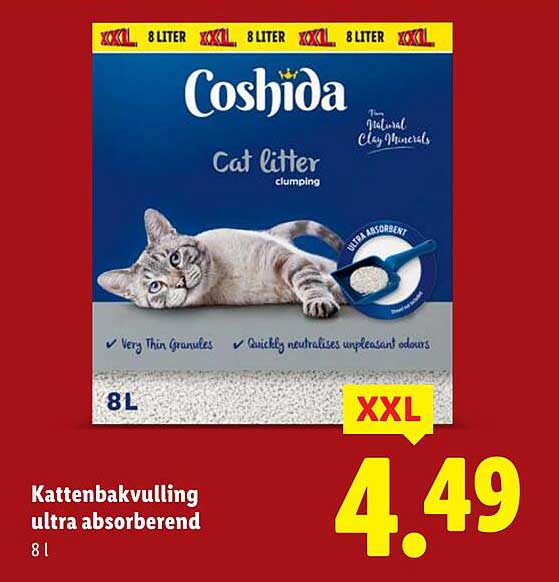 Kattenbakvulling ultra absorberend