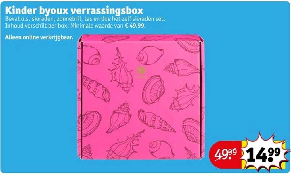 Kinder byoux verrassingsbox