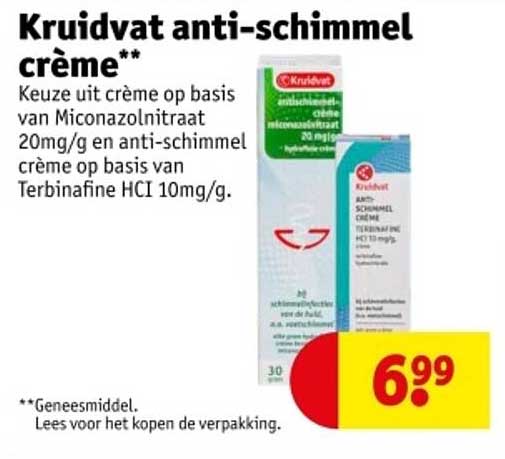 Kruidvat anti-schimmel crème**