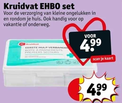 Kruidvat EHBO set