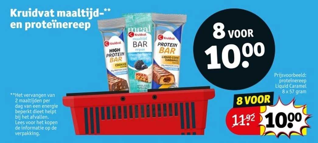 Kruidvat maaltijd-** en proteïnereep