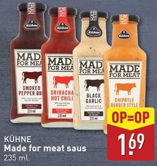 KÜHNE Made for meat saus 235 ml