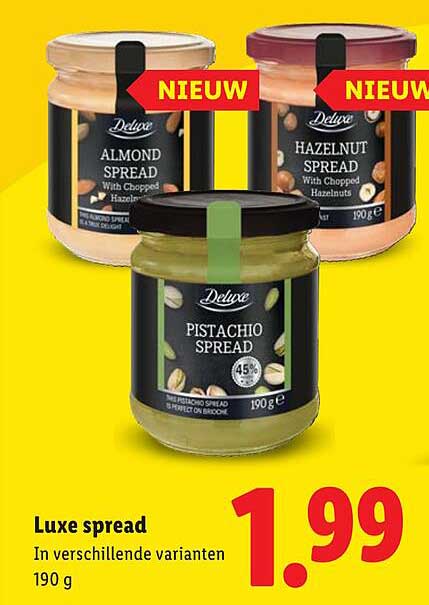 Luxe spread