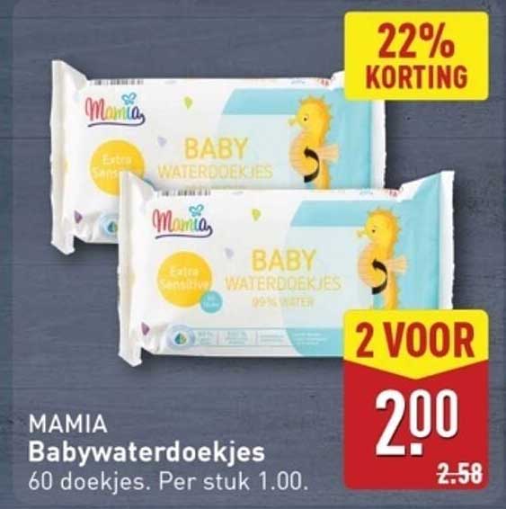 MAMIA Babywaterdoekjes