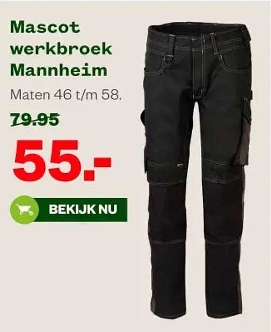 Mascot werkbroek Mannheim