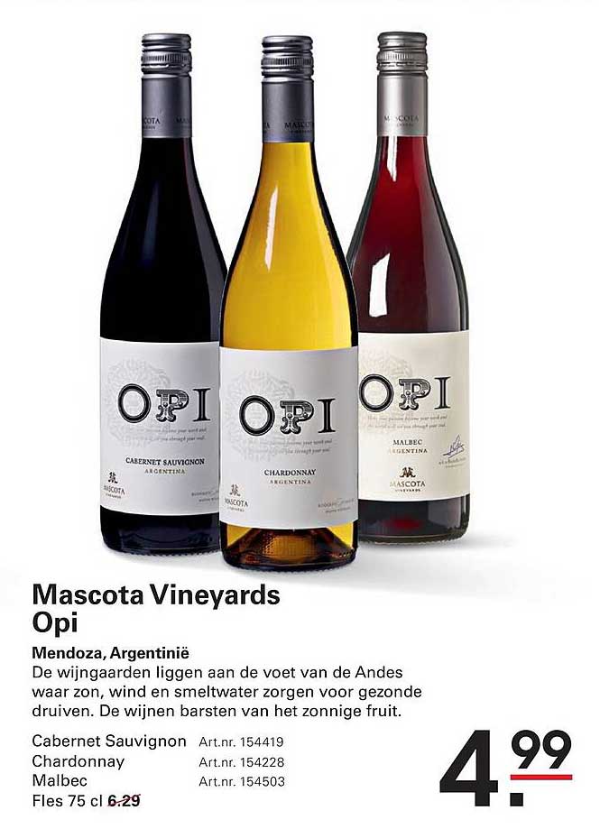 Mascota Vineyards Opi