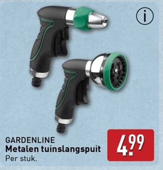 Metalen tuinslangspuit