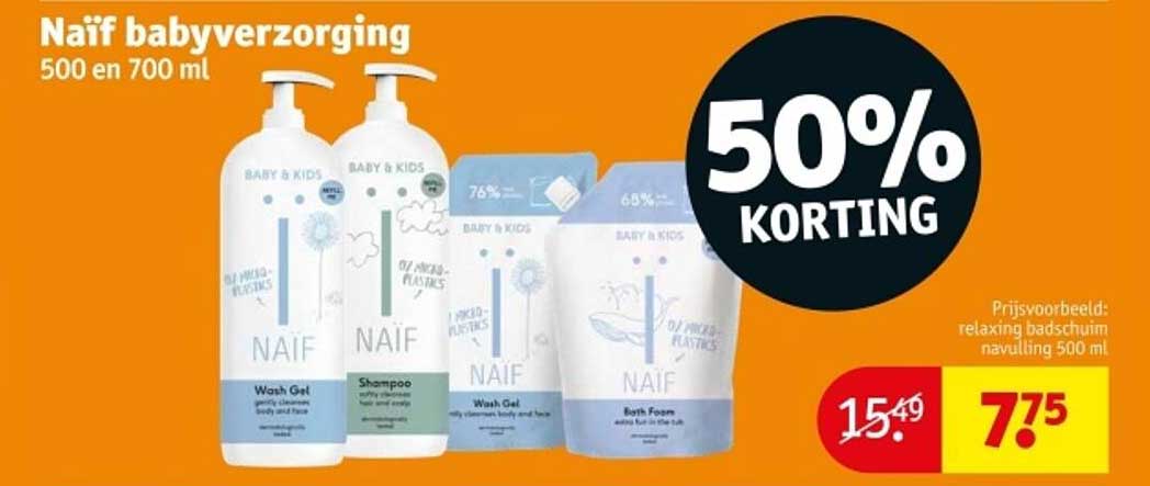 Naïf babyverzorging 500 en 700 ml