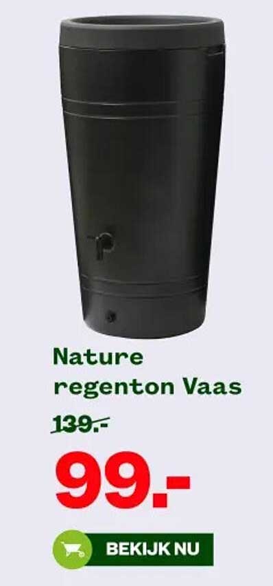 Nature regenton Vaas