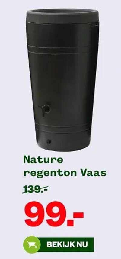 Nature regenton Vaas