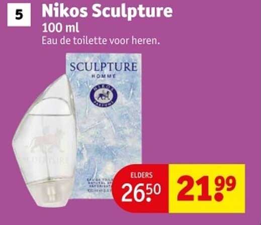 Nikos Sculpture 100 ml Eau de toilette voor heren.