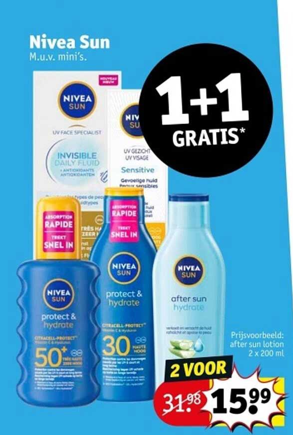Nivea Sun M.u.v. mini's