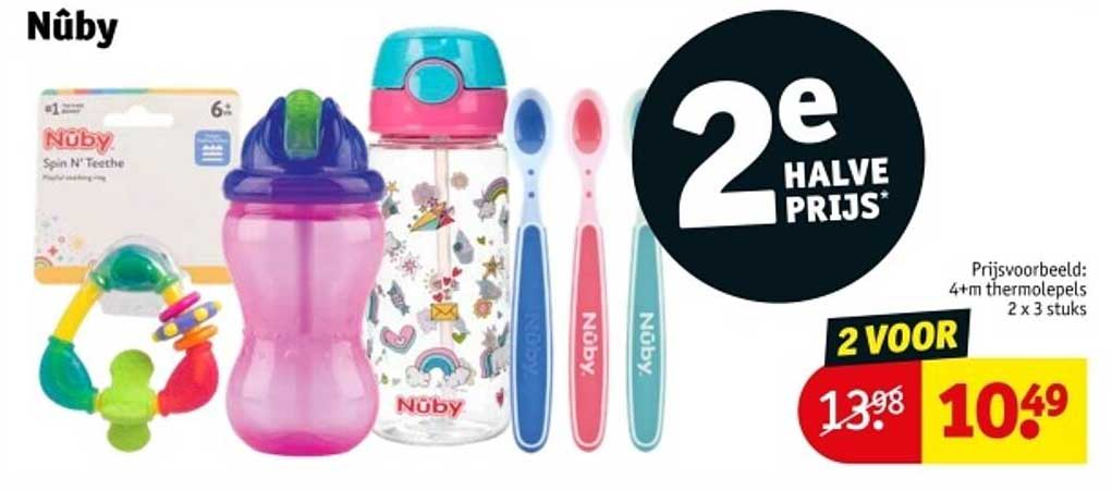 Nûby aanbieding: 2e halve prijs