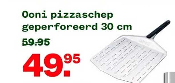 Ooni pizzaschep geperforeerd 30 cm