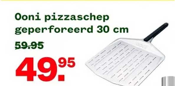 Ooni pizzaschep geperforeerd 30 cm