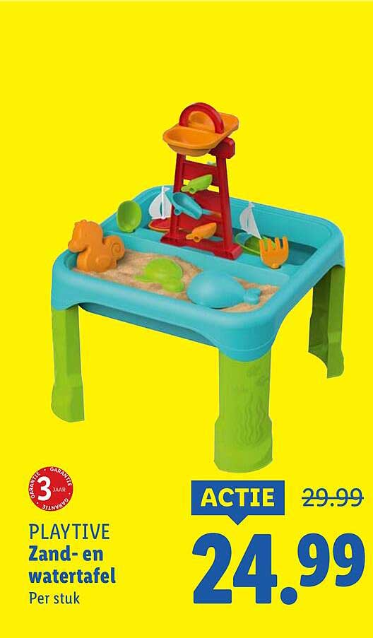 PLAYTIVE Zand- en watertafel