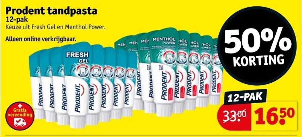 Prodent tandpasta 12-pak