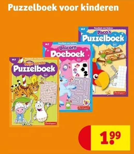 Puzzelboek voor kinderen