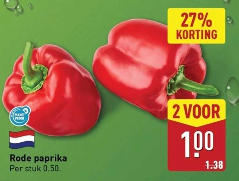 Rode paprika
