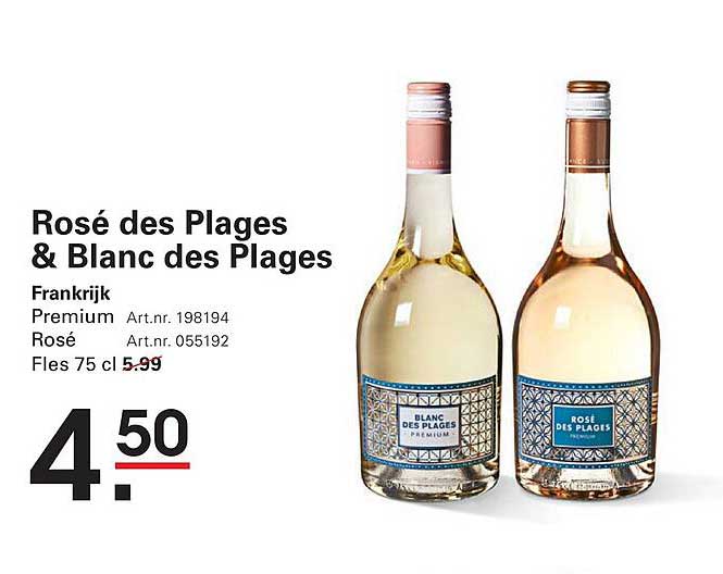 Rosé des Plages & Blanc des Plages