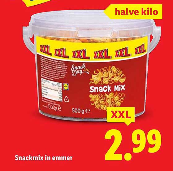 Snackmix in emmer