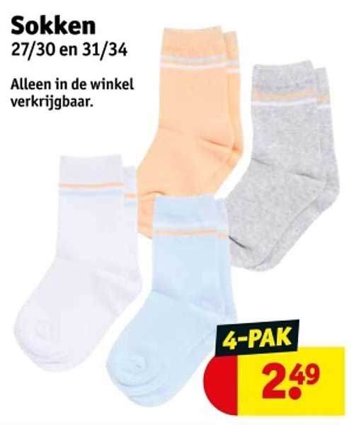 Sokken 27/30 en 31/34
