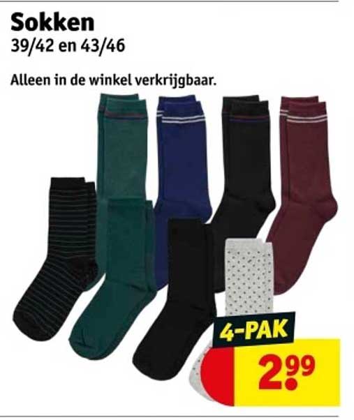 Sokken 39/42 en 43/46