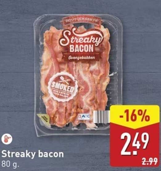 Streaky bacon
