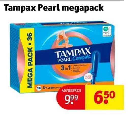 Tampax Pearl megapack