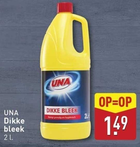 UNA Dikke bleek 2 l.
