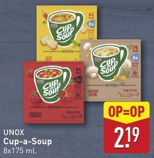 UNOX Cup-a-Soup 8x175 ml.