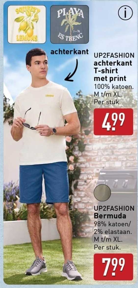 UP2FASHION T-shirt met print