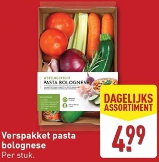 Verspakket pasta bolognese