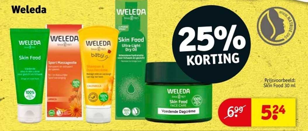 Weleda Skin Food – 25% Korting