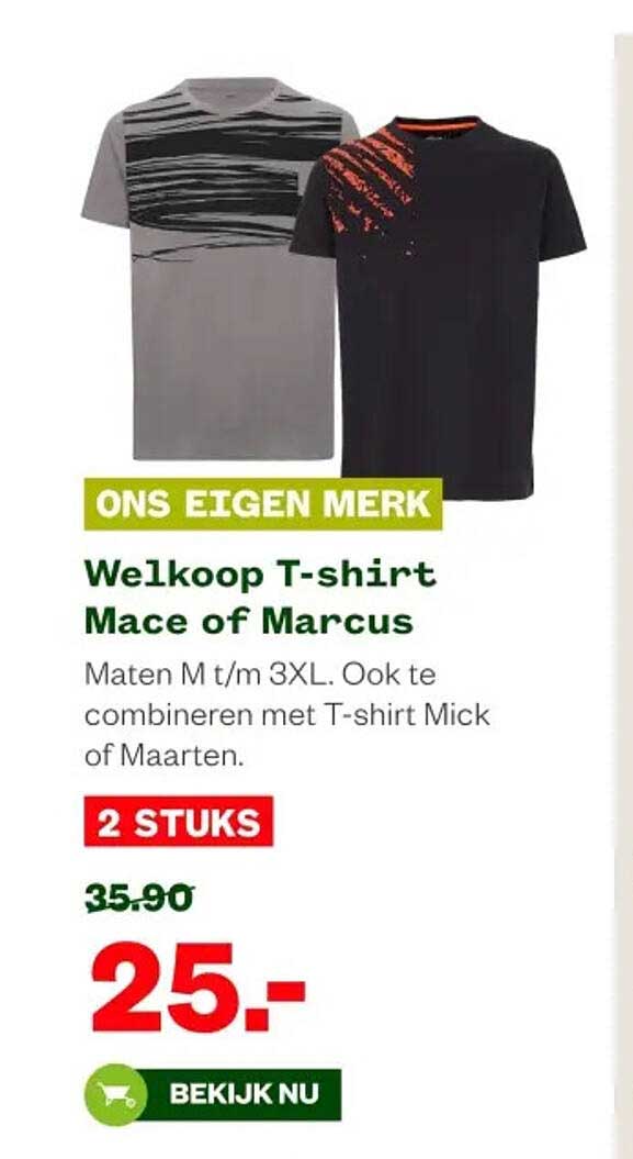 Welkoop T-shirt Mace of Marcus