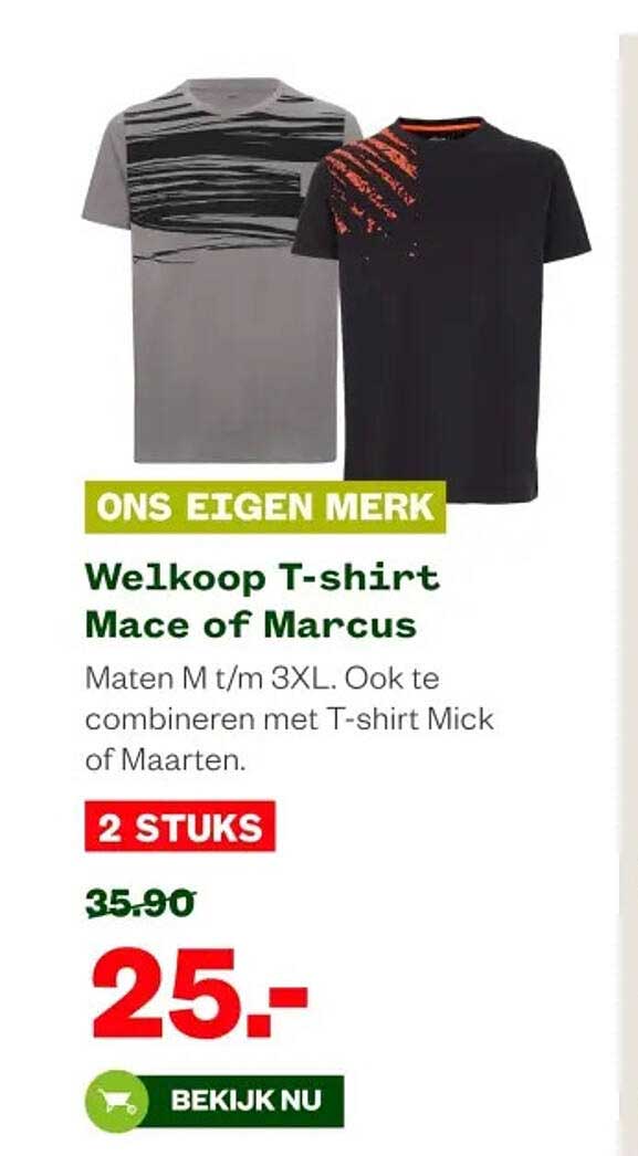 Welkoop T-shirt Mace of Marcus