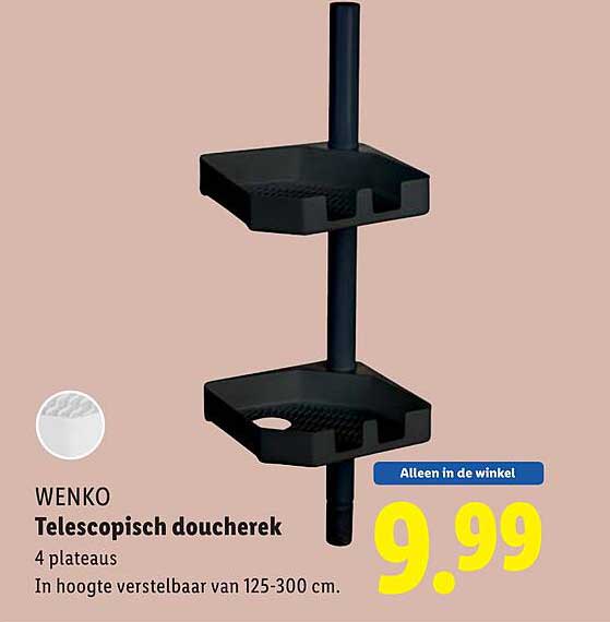 WENKO Telescopisch doucherek