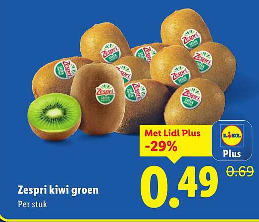 Zespri kiwi groen