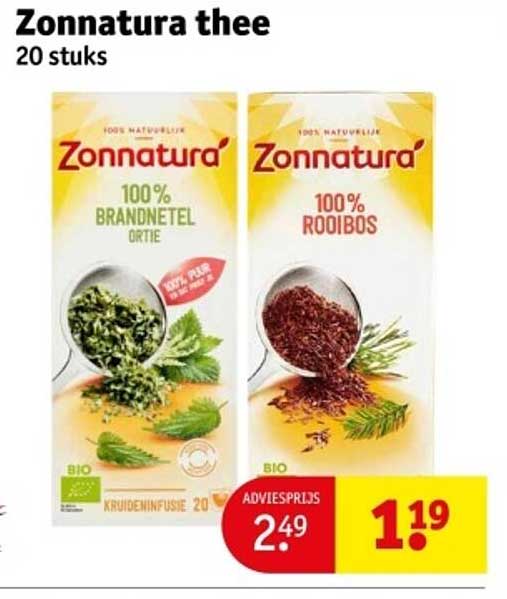 Zonnatura thee 20 stuks