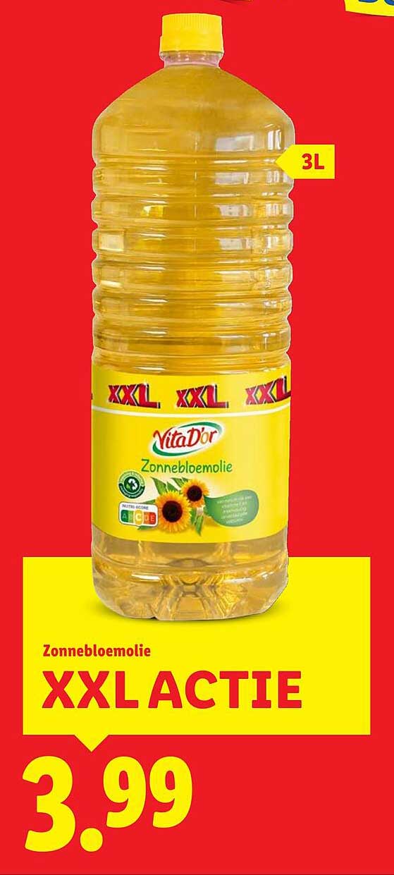 Zonnebloemolie XXL ACTIE