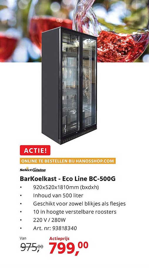 BarKoelkast - Eco Line BC-500G