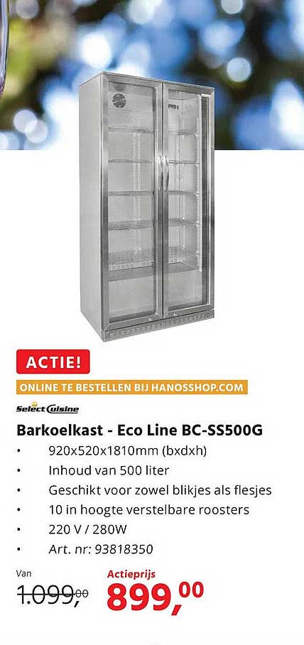 Barkoenkast - Eco Line BC-SS500G