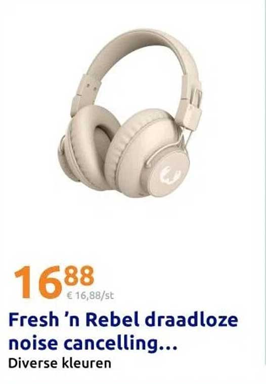 Fresh ’n Rebel draadloze noise cancelling...