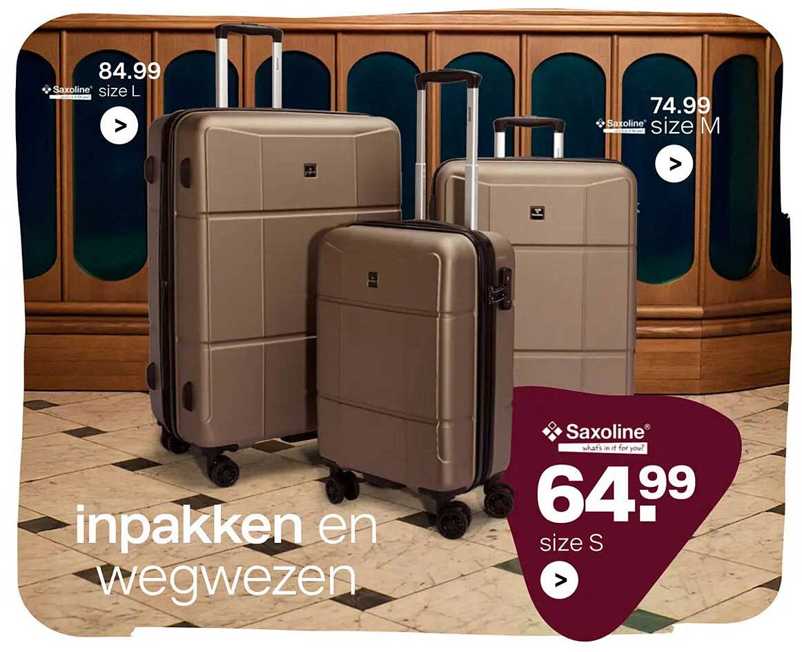 inpakken en wegwezen