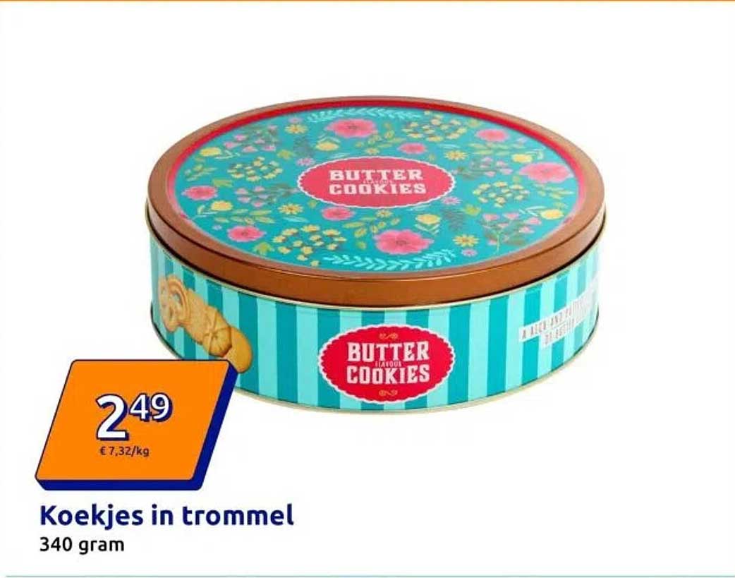 Koekjes in trommel