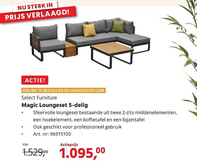 Magic Loungeset 5-delig