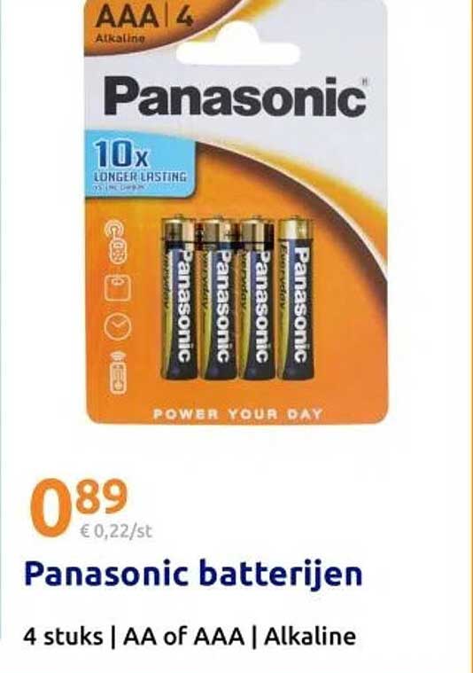 Panasonic batterijen