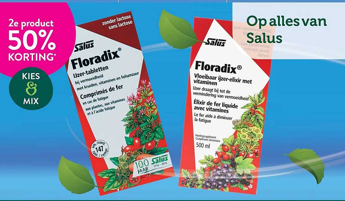 2e product 50% KORTING KIES & MIX