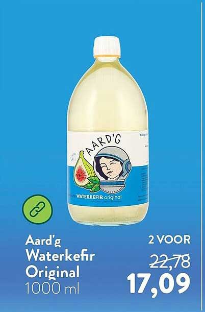 Aard'g Waterkefir Original 1000 ml 2 VOOR