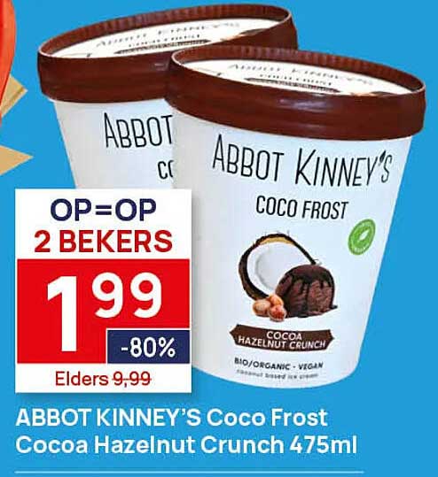 ABBOT KINNEY’S Coco Frost Cocoa Hazelnut Crunch 475ml
